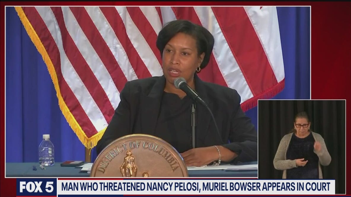 Man who threatened Nancy Pelosi, Muriel Bowser appears in court