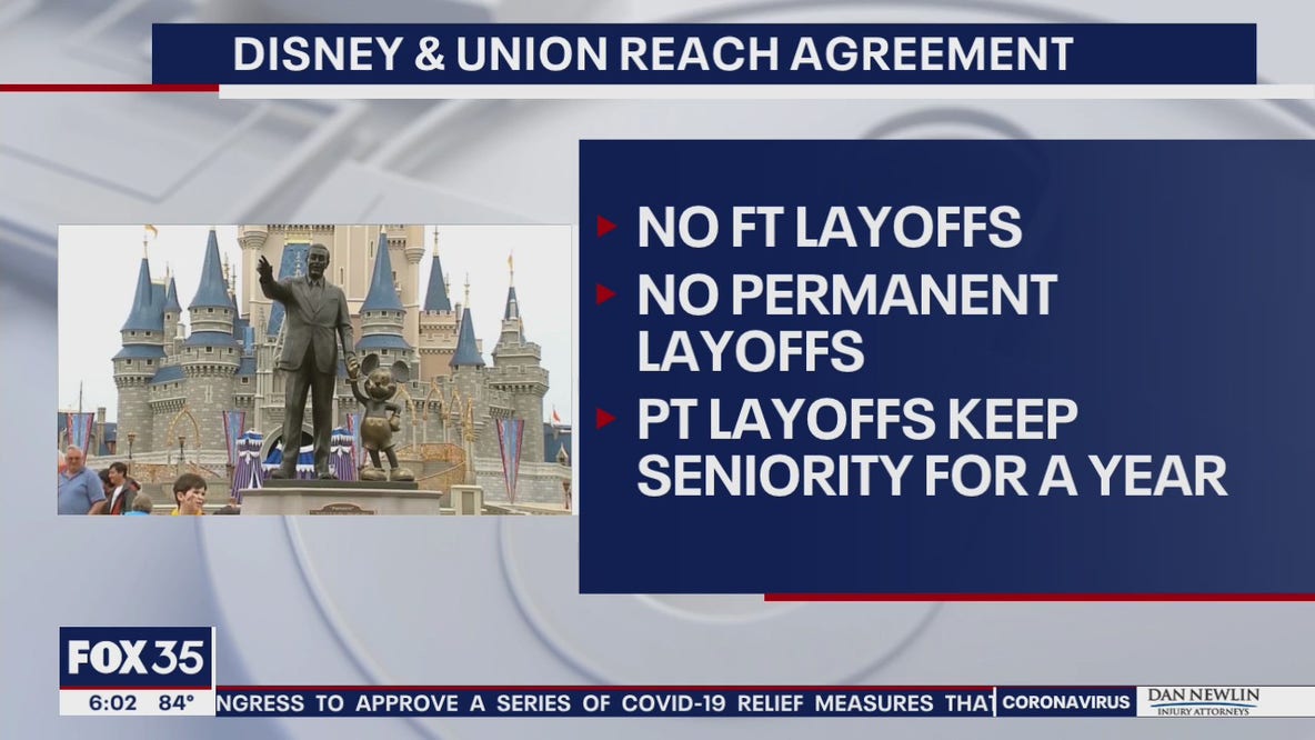 Union: Deal for laid off Disney workers reached