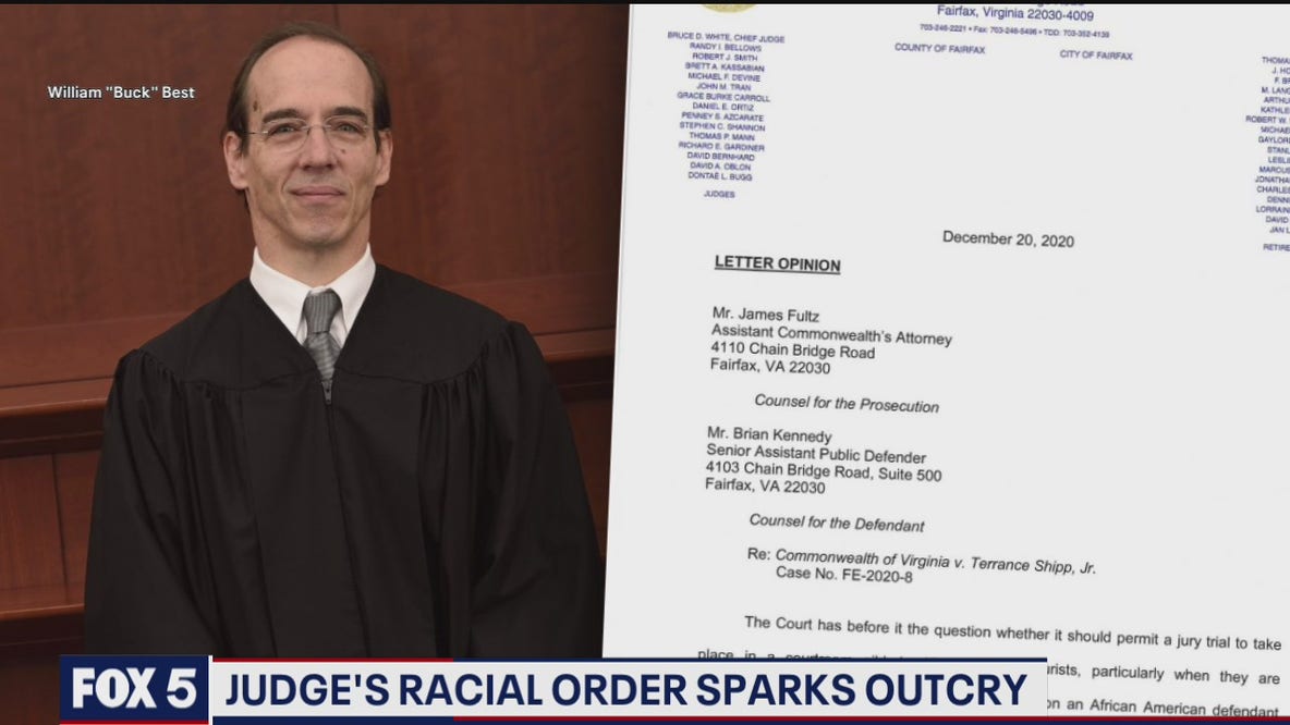 Judge's racial order sparks outcry