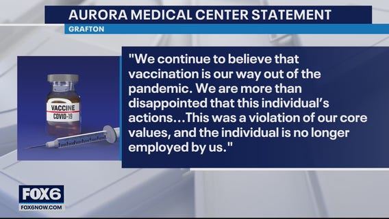 Aurora Grafton says discarded COVID-19 vaccine incident was intentional