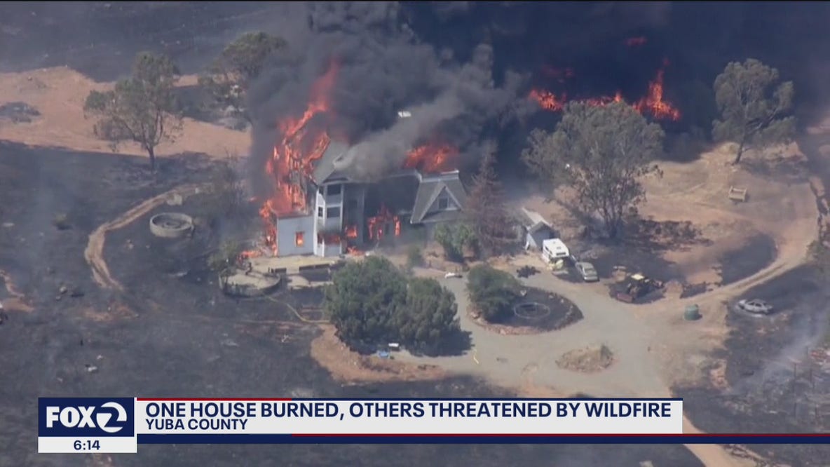 Fast-moving wildfire in Yuba County forces evacuations