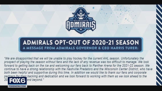 Admirals' president says decision to opt out of 51st season was painful