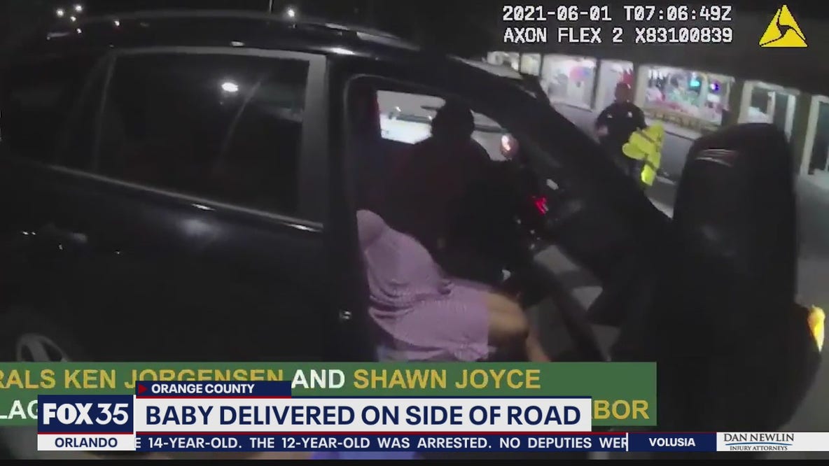 Baby delivered on side of road
