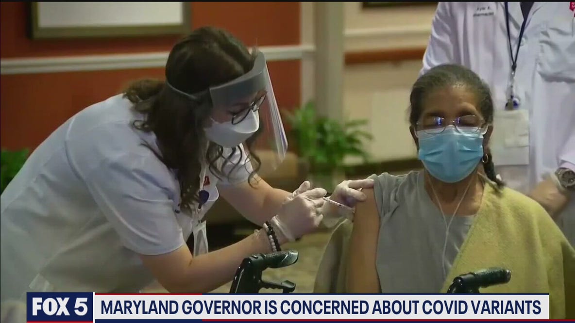 Maryland Governor concerned about coronavirus variants