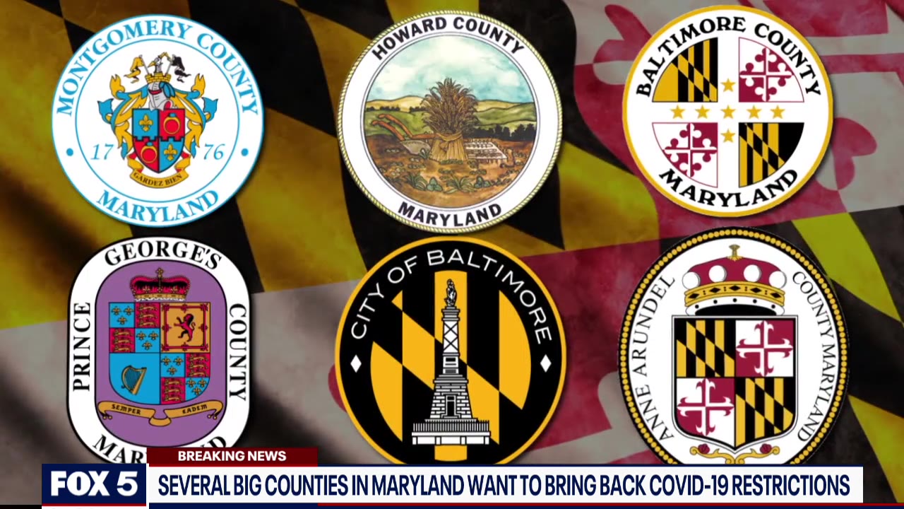 Several big counties in Maryland want to bring back COVID-19 restrictions