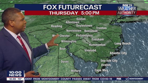 Weather Authority: 10 p.m. Wednesday forecast