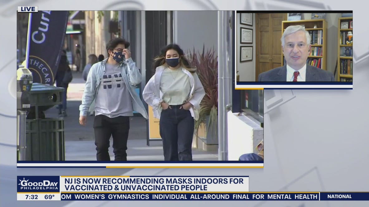 N.J. Department of health official discusses decision to once again recommend masks be worn indoors