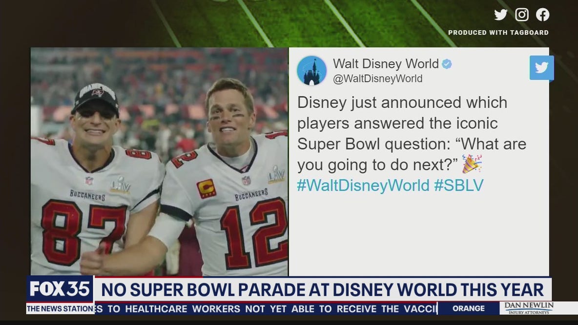 'We're going to Disney World': Gronk to visit on Monday, plans underway for Brady visit