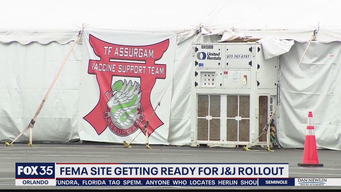 FEMA site in Orlando restarting Johnson & Johnson shot on Sunday