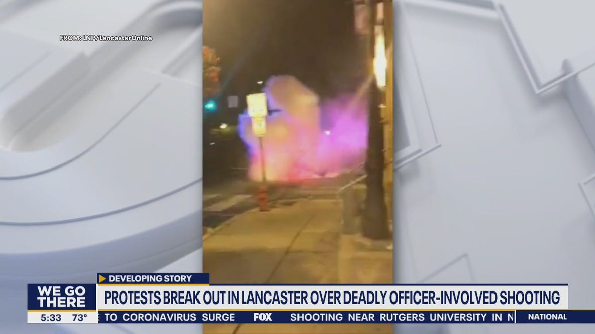 Tear gas used on crowd protesting fatal police shooting in Lancaster
