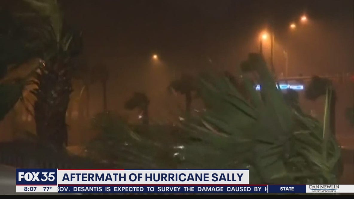 Aftermath of Hurricane Sally