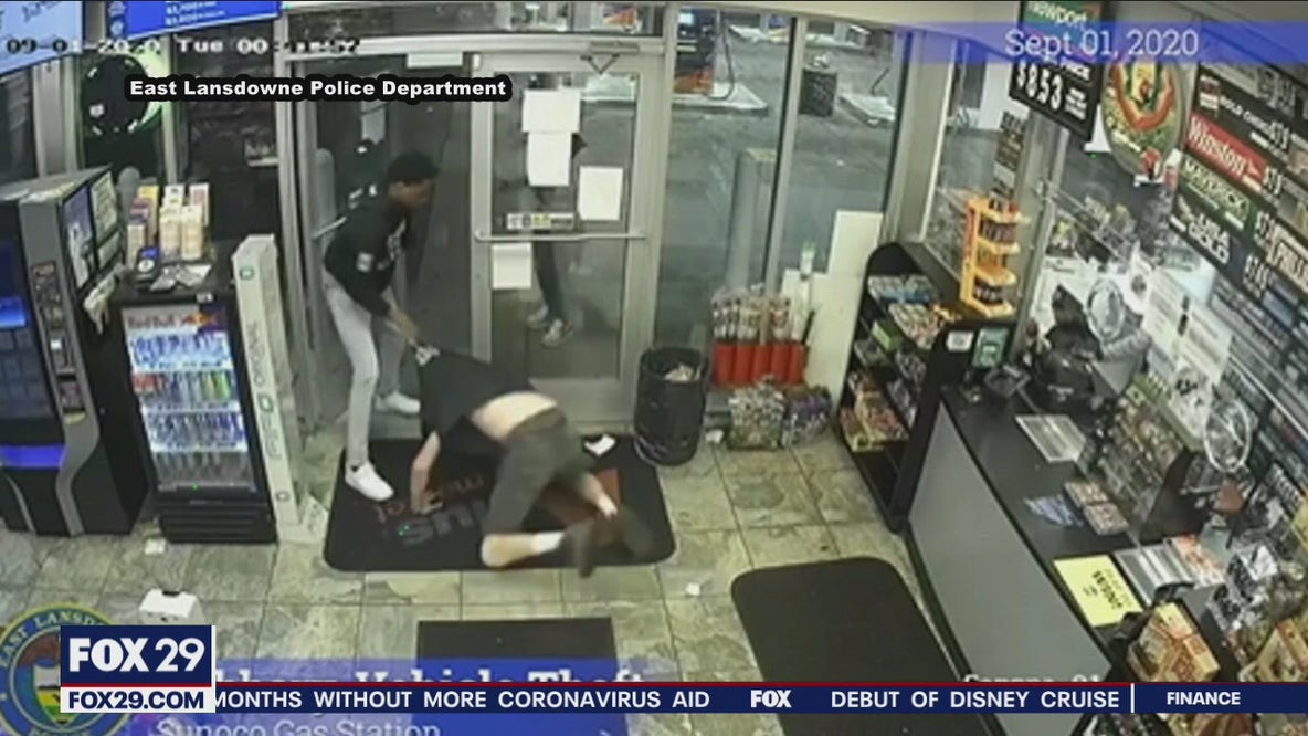 Police: Group attacked man at East Lansdowne gas station before stealing his car