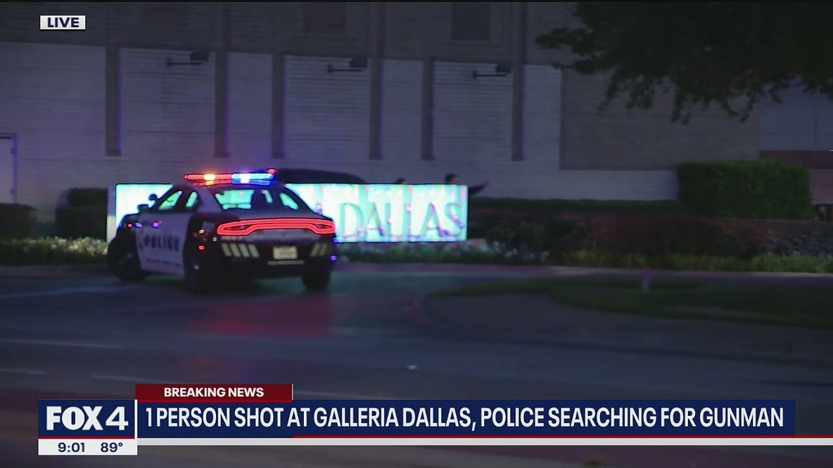 Gunman at-large after one person shot at Galleria Dallas Mall