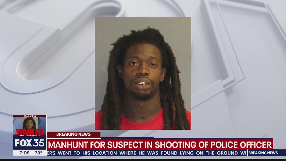Nationwide manhunt for suspect in shooting of Daytona Beach police officer