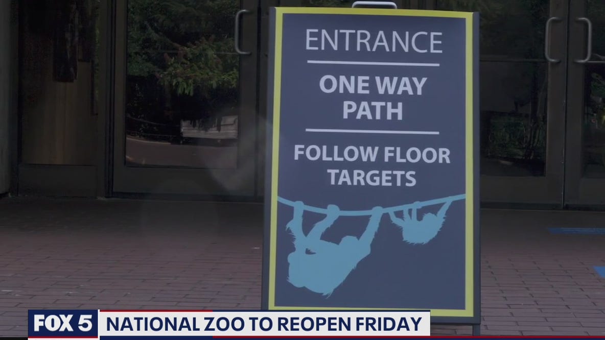 National Zoo to reopen Friday