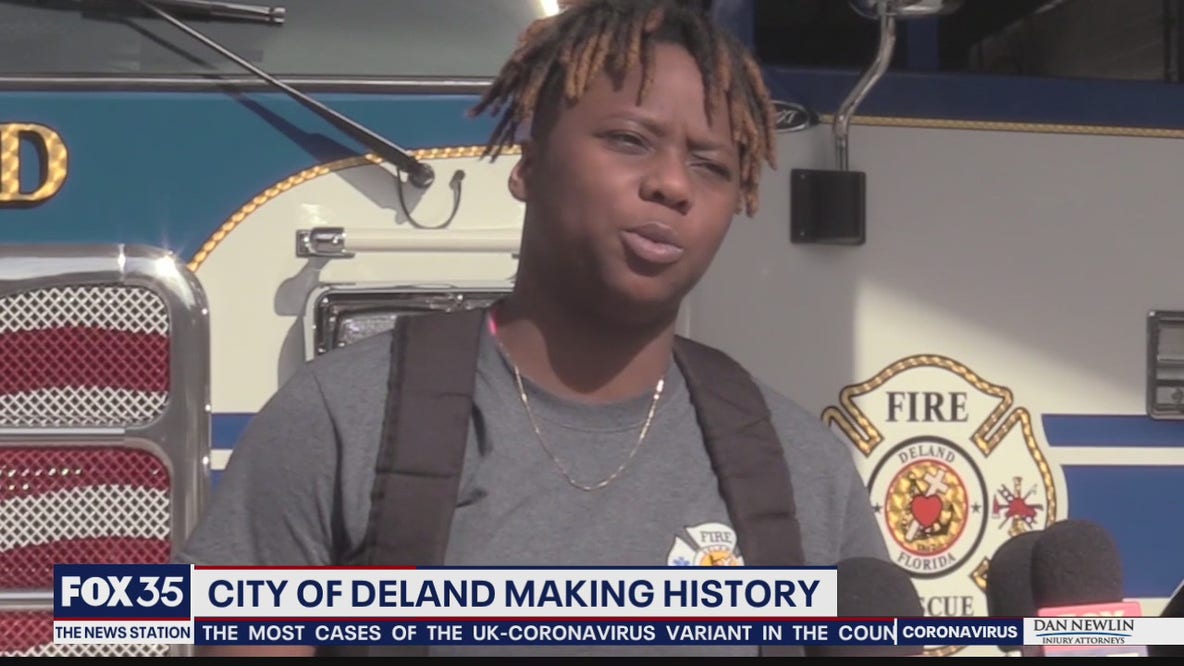 Daytona native becomes DeLand’s first black female firefighter