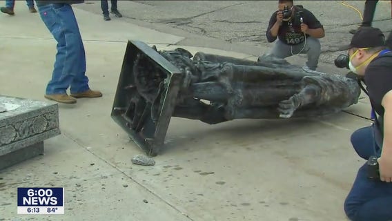 Toppled Christopher Columbus statue would cost $154,000 to repair