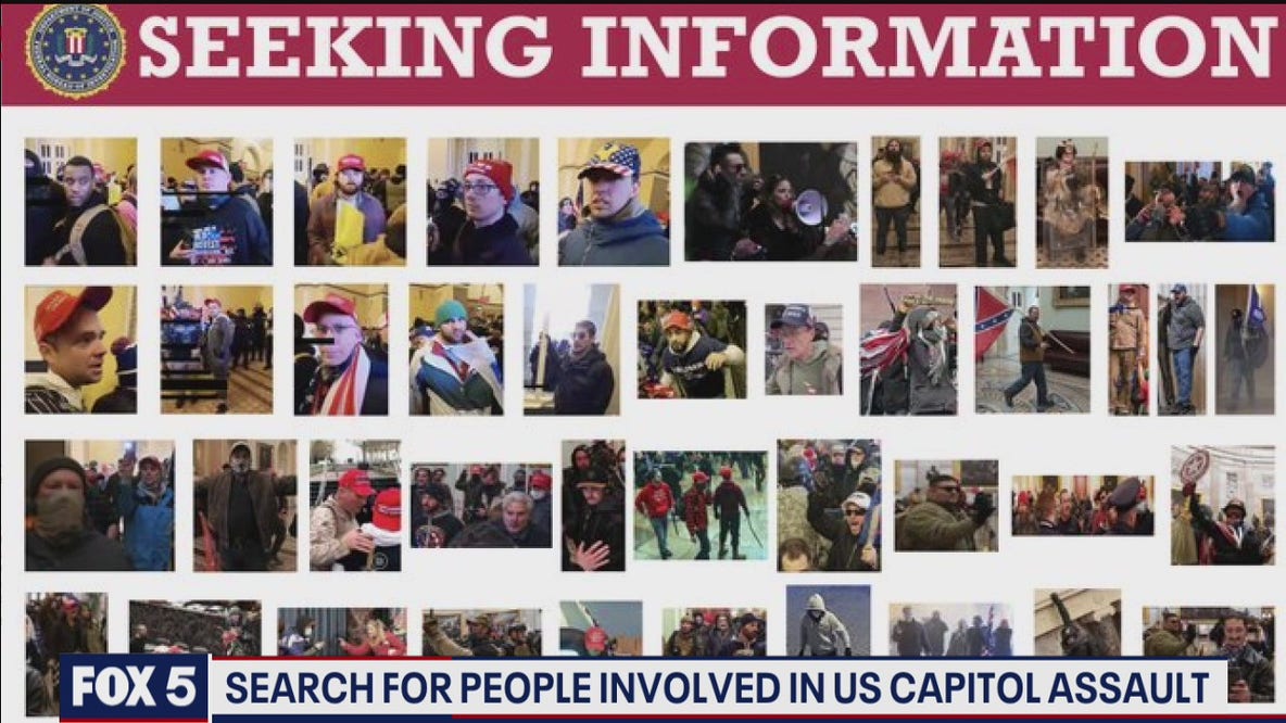 Search for people involved in US Capitol assault