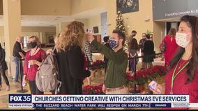 Churches hold Christmas Eve services with safety measures