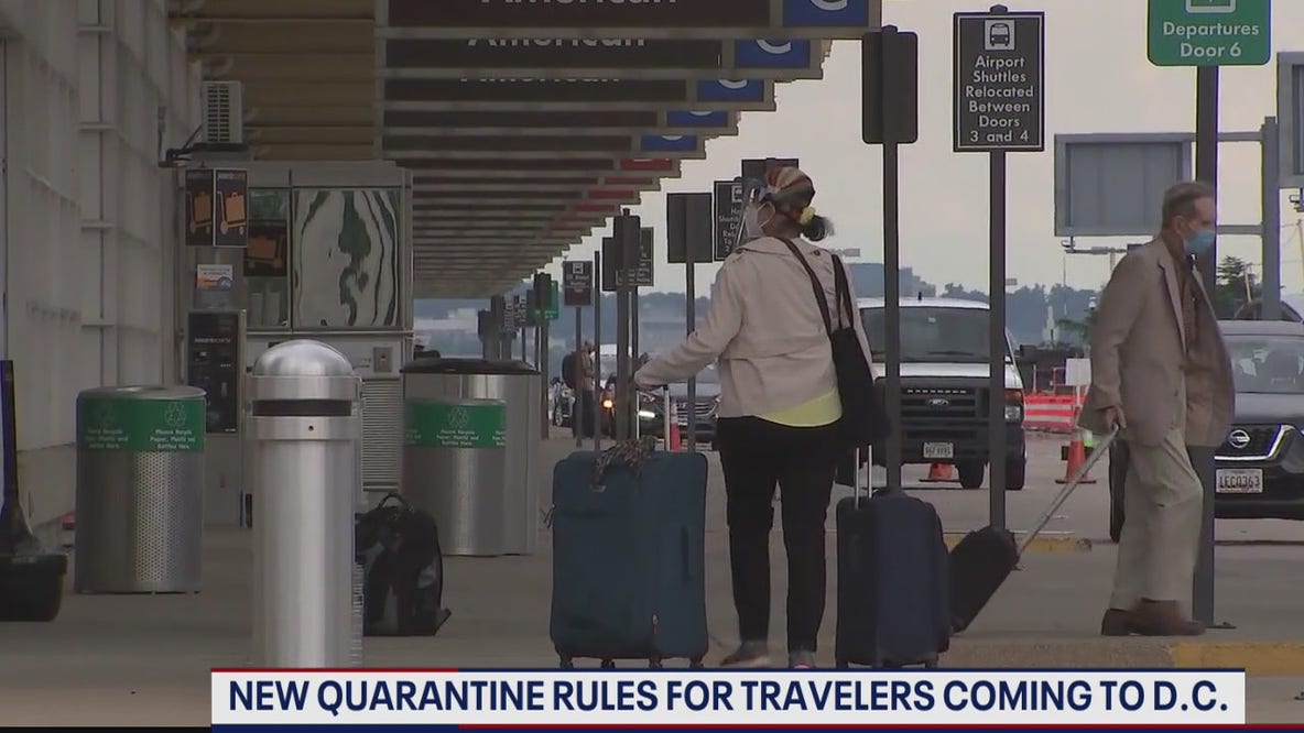 New quarantine rules when entering DC
