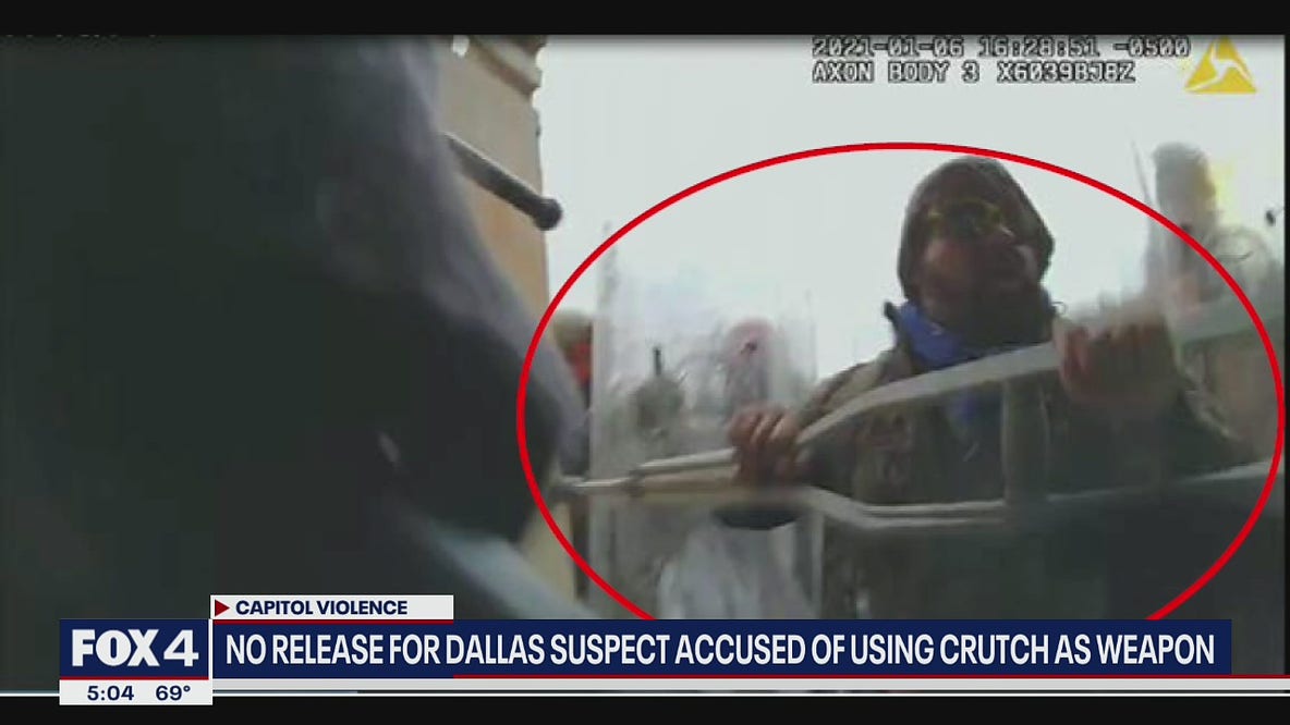 Dallas man accused of assaulting officers during Capitol riot to remain in custody