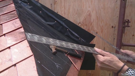 Installing copper shingles with Jill of All Trades