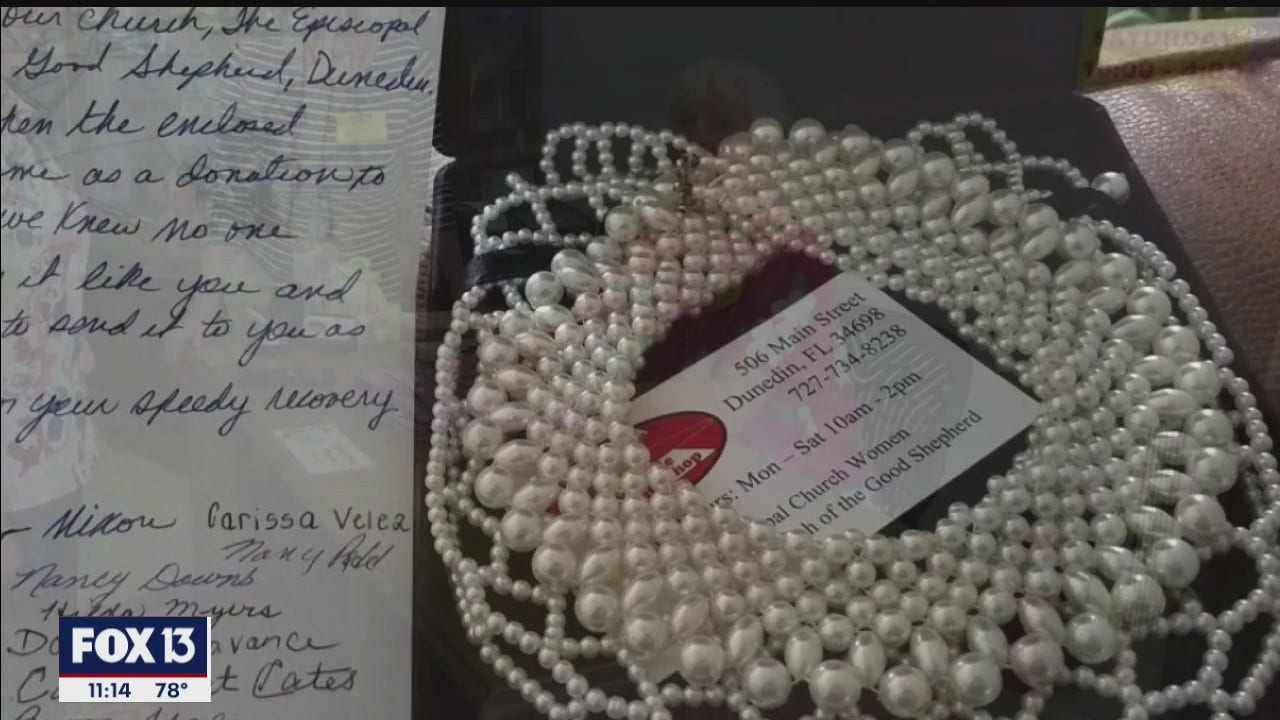 Letter from RBG treasured by Dunedin thrift store