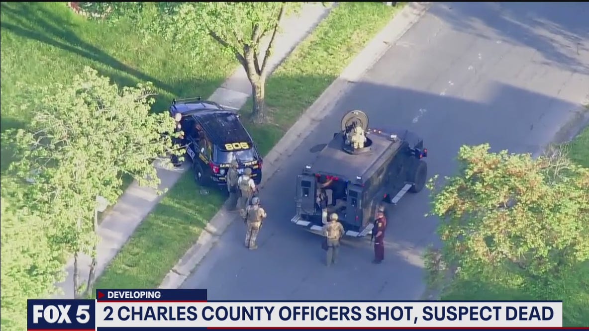 2 Maryland deputies ambushed and shot, shooting suspect is dead, authorities say