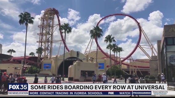 Some rides to board every row at Universal