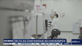 Delta variant contagious as chickenpox, according to CDC