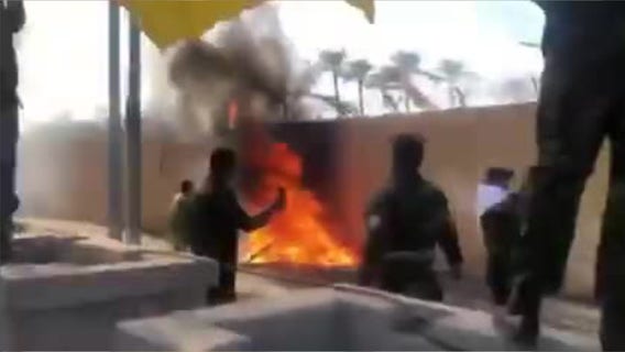 Trump blames Iran, calls on Iraq to protect US Embassy