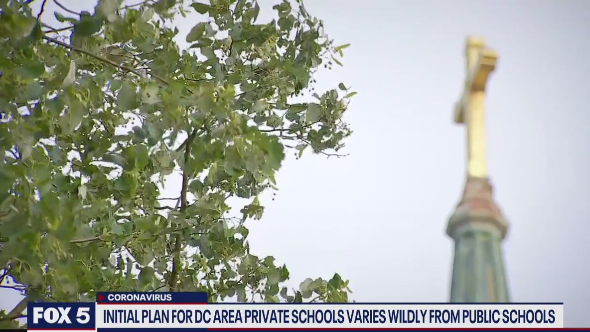 Initial plan for DC area private schools varies wildly from public schools
