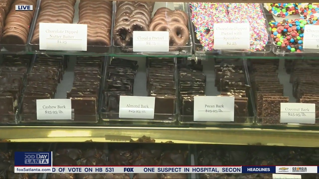 Taking a bite of the firstever Dahlonega Chocolate Crawl. FOX 5 Atlanta