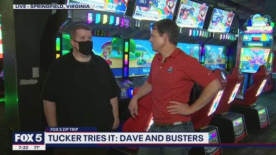 FOX 5 Zip Trip Springfield: Tucker Tries It Dave and Busters