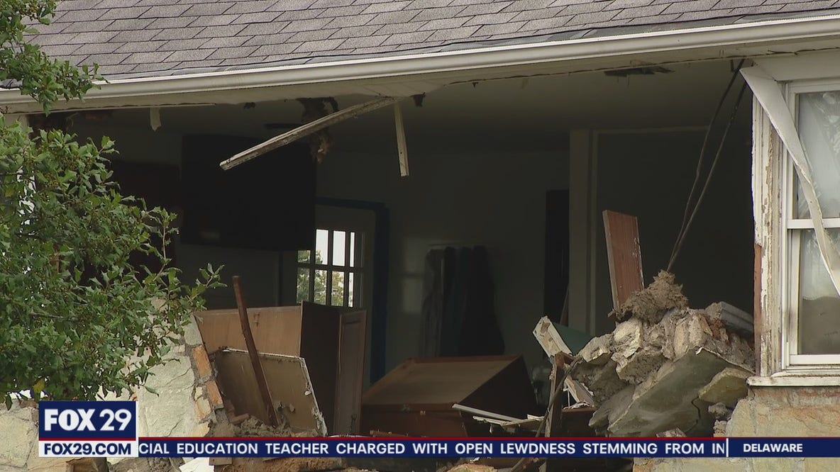 Levittown man confronts adversity after car plows into home