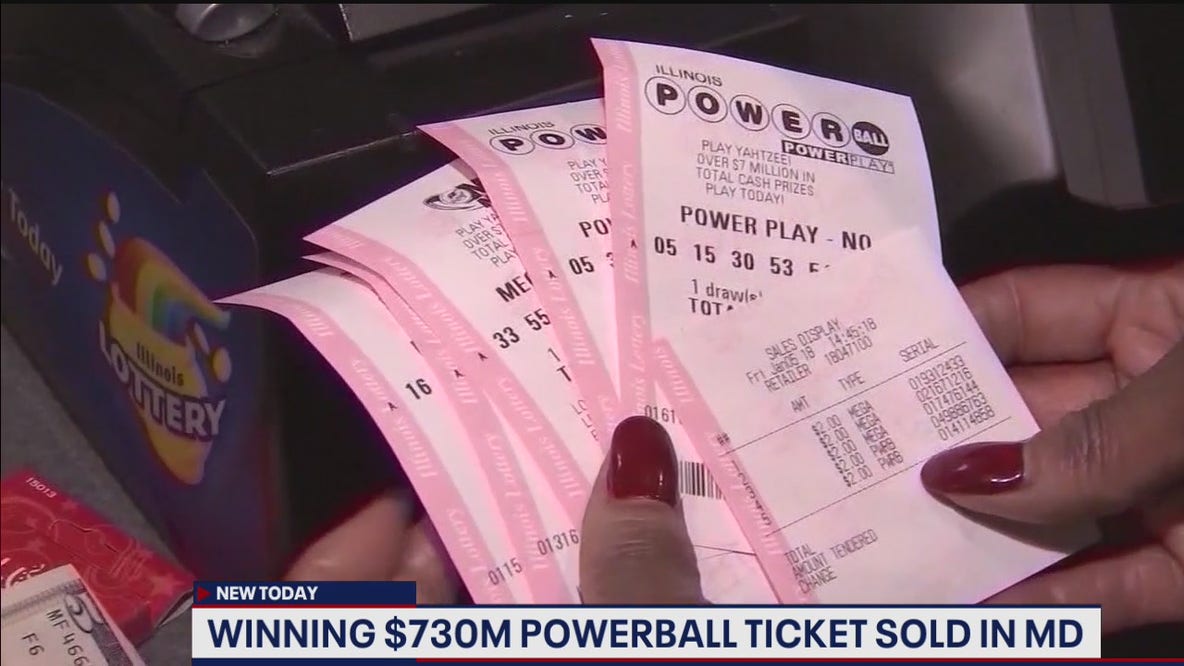 Powerball jackpot winning ticket worth $731.1 Million sold in Maryland
