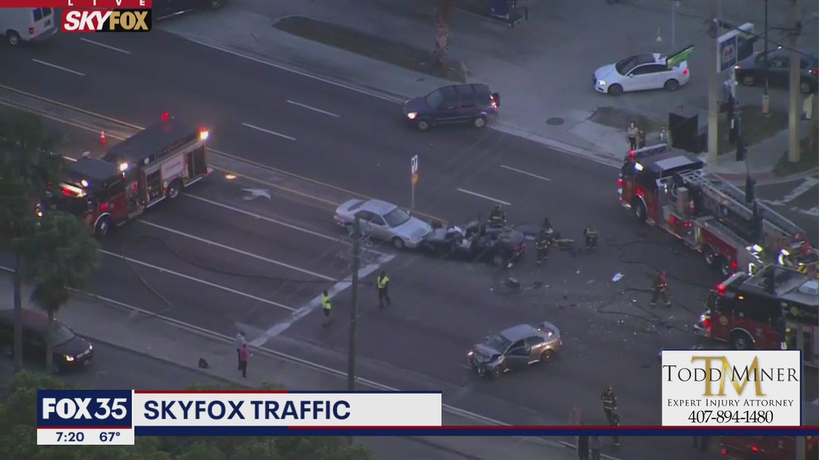Crash shuts down S.R. 436 at Dahlia Drive in Orlando