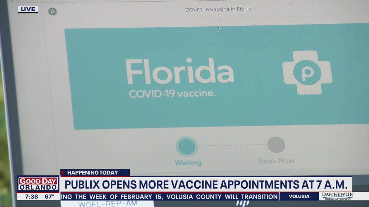 Publix reopens COVID-19 vaccine appointments on Wednesday