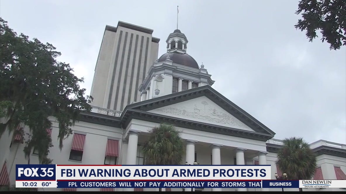 FBI warns of armed protests