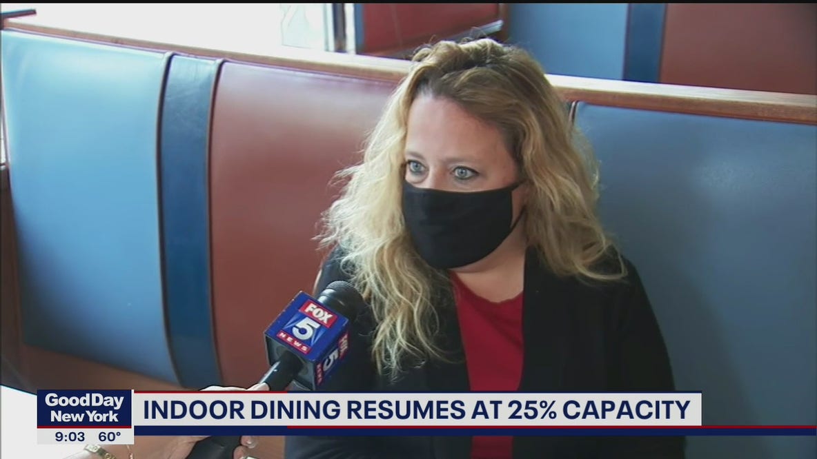 Indoor dining resumes in NYC