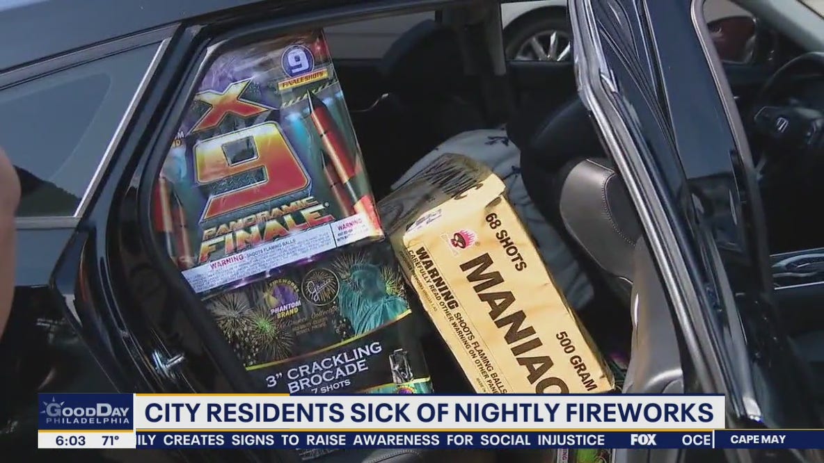 Fireworks Frustration: Delaware Valley growing tired of nightly sights and sounds
