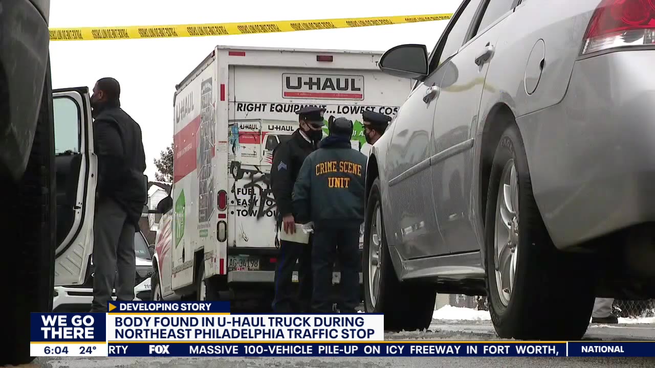 Body found in U-Haul truck during Northeast Philadelphia traffic stop, police say