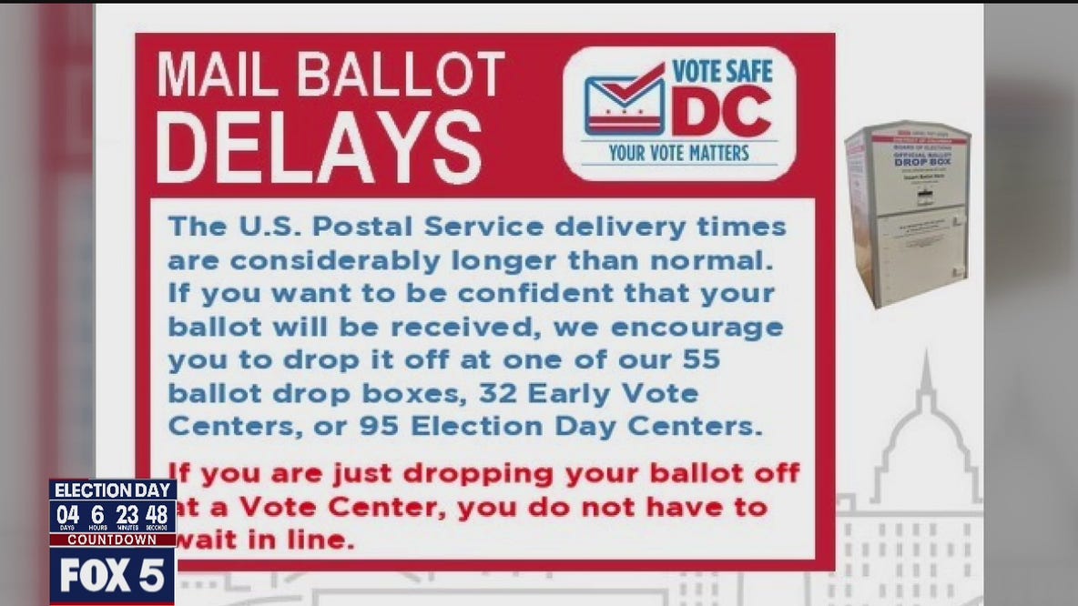 Haven't sent in your mail-in ballot yet? Drop it off in-person instead, election officials say