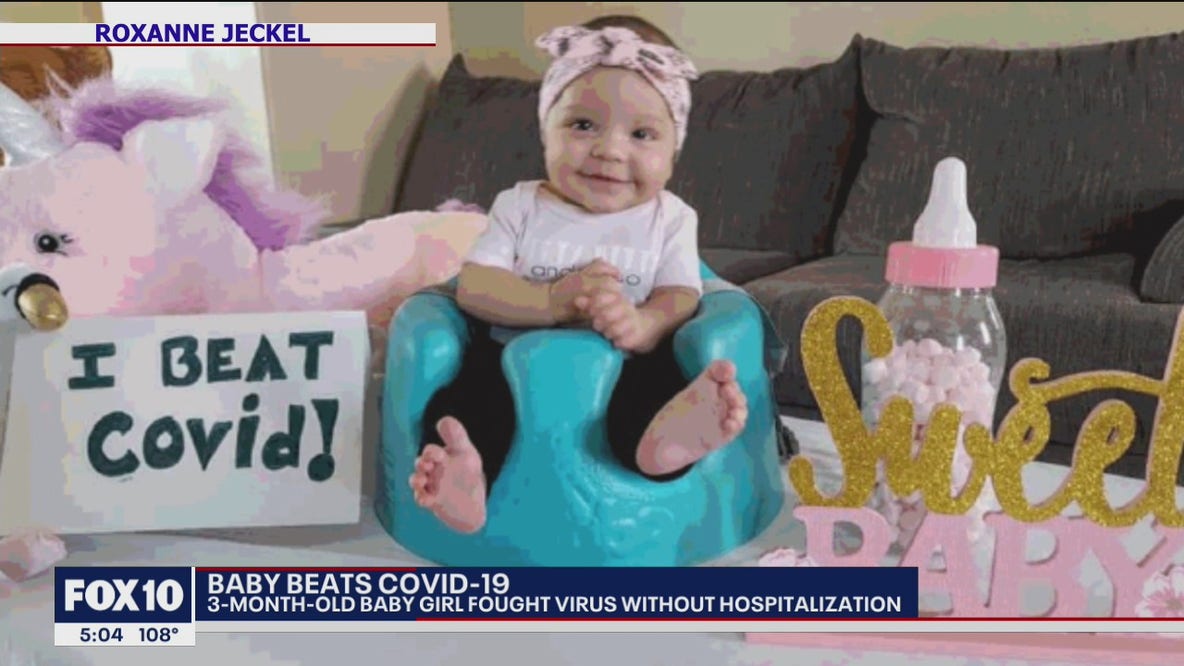 Baby beats COVID-19 during her first few months on Earth