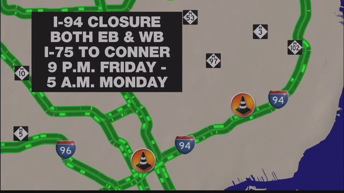 Plenty of freeway closures to keep an eye on this weekend