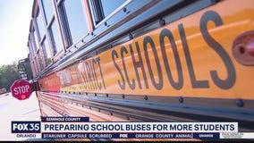 Preparing school buses for more students