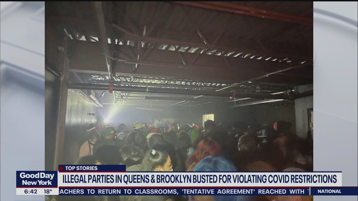 3 illegal parties raided
