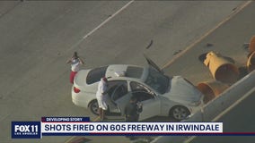 Shots fired on 605 Fwy in Irwindale