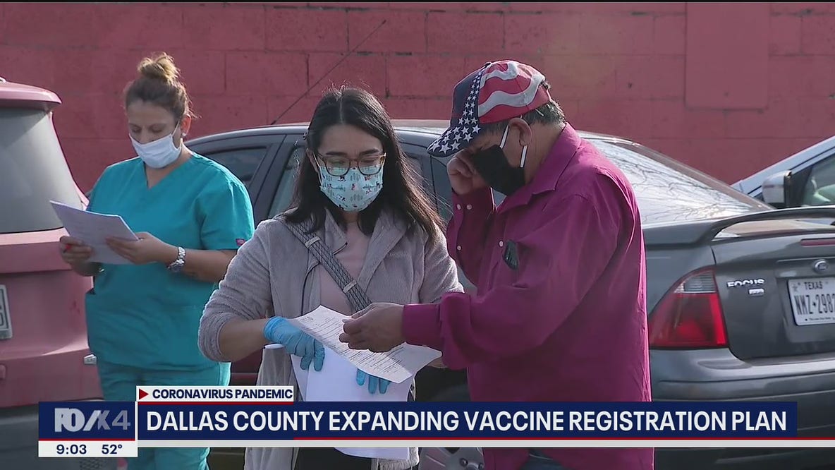 Dallas County expanding COVID-19 vaccine registration plan
