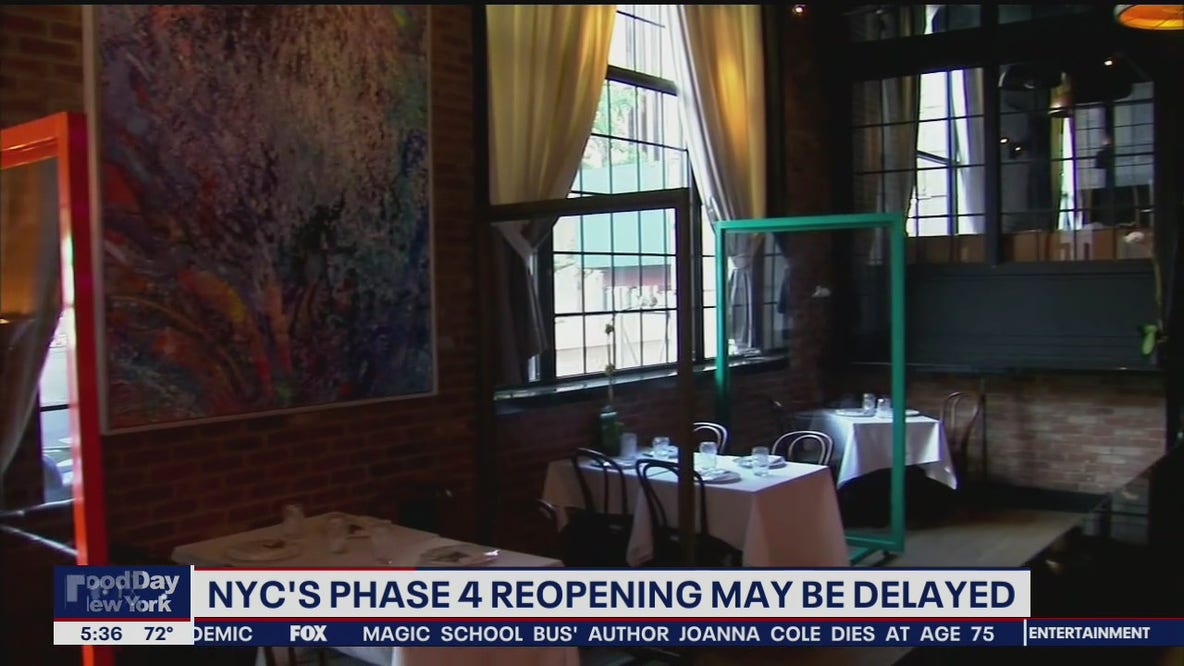 NYC may delay Phase 4 reopening